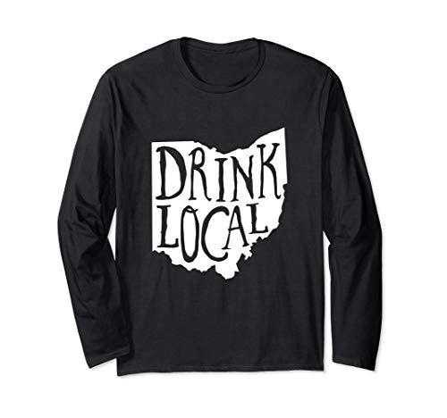 Drink Local Ohio State Outline Craft Beer Shirt Drink Local Ohio State Outline Craft Beer Shirt