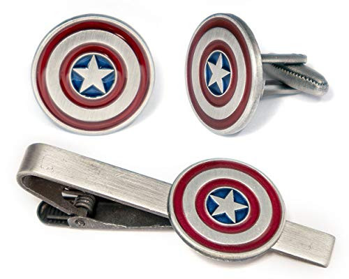 SharedImagination Captain America Shield Tie Clip The Avengers Cufflinks Iron Man Tie Tack Jewelry Marvel Superhero Wedding Groomsmen Cuff Links Geek Gift Geeky Present Nerd Presents SharedImagination Captain America Shield Tie Clip The Avengers Cufflinks Iron Man Tie Tack Jewelry Marvel Superhero Wedding Groomsmen Cuff Links Geek Gift Geeky Present Nerd Presents