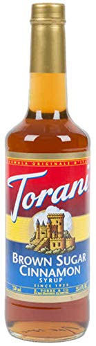 Torani Brown Sugar Cinnamon flavor Syrup 25.4 Ounce for Coffee Tea and Desserts