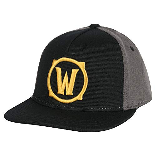 JINX World of Warcraft Iconic Stretch-Fit Baseball Hat Gray Adult Size