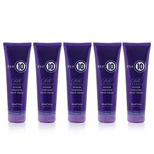 its a 10 Haircare Silk Express Miracle Intensive Hand Cream 4 fl. oz. -Pack of 5-