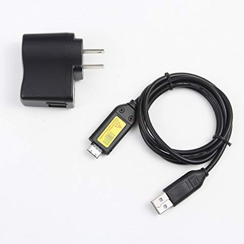 Yustda 1A USB AC/DC Battery Power Charger Adapter Cord for Samsung L301 TL9 TL100 TL105