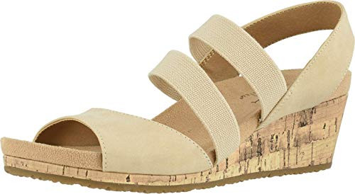 LifeStride Womens Marina Slingbacks Sandal Bone 9