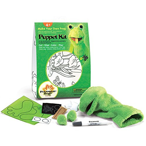 Folkmanis Frog Hand Puppet Craft Kit