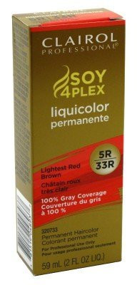 Clairol Professional Liquicolor Perm 5R/33R Lightest Red Brown 2oz by Clairol