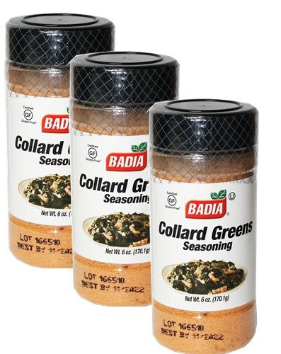 Badia Collard Greens Seasoning 6 oz Pack of 3