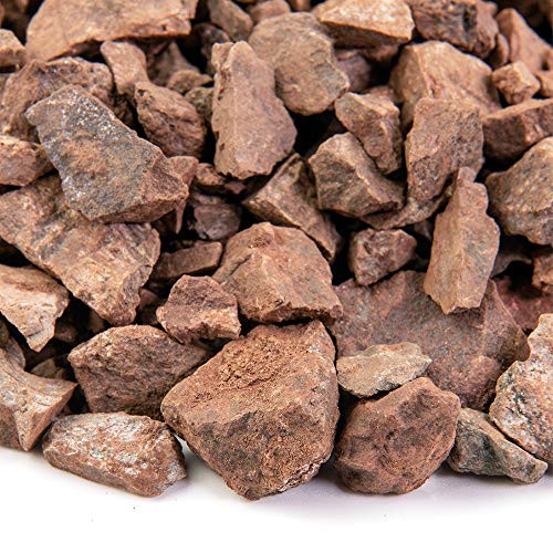 Landscape Rock and Pebble - 20 Pounds - Natural Decorative Stones and Gravel for Landscaping Gardening Potted Plants and More -Southwest Brown 1/2 Inch-