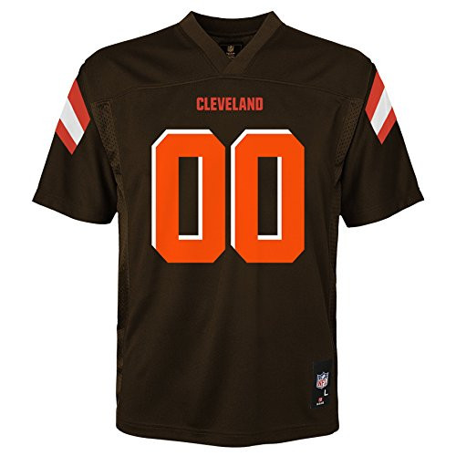 NFL by Outerstuff Kids and Youth Team Color Fashion Jersey Cleveland Browns 24 Months NFL by Outerstuff Kids and Youth Team Color Fashion Jersey Cleveland Browns 24 Months