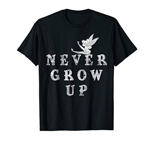 Disney Peter Pan Tinker Bell Never Grow Up Simple T-Shirt