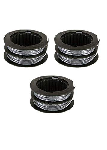 LBK .080-Inch 80V Front Mount String Trimmer Replacement Spool Compatible with Greenworks SB00L00 3 Pack