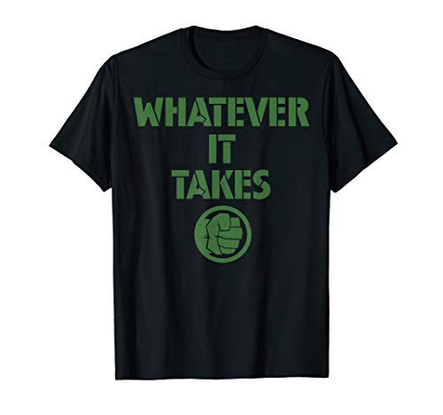 Marvel Avengers Endgame Whatever It Takes Hulk Logo T-Shirt