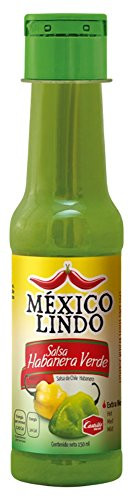 Castillo -Mexico Lindo- Salsa Habañera Green 5-ounce Bottle -Pack of 6-