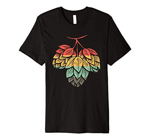 Vintage Hops Craft Beer Hoppy Brewer Funny Drinking Premium T-Shirt
