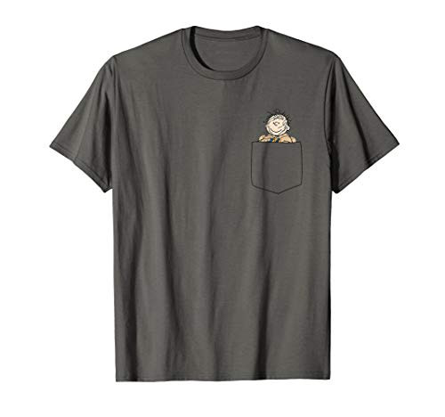 Peanuts Snoopy Pig Pen Faux Pocket T-Shirt