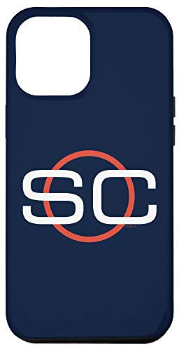 iPhone 12 Pro Max ESPN SportsCenter White  and  Red Circle Navy Case