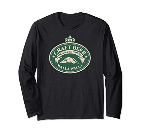 Craft Beer Lovers - Walla Walla Washington Long Sleeve T-Shirt