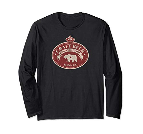 Craft Beer Lovers Shirt - Lodi California Long Sleeve T-Shirt Craft Beer Lovers Shirt - Lodi California Long Sleeve T-Shirt
