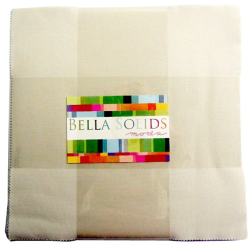 Moda Bella Solids Natural Layer Cake 42 10-inch Fabric Squares 9900LC-12