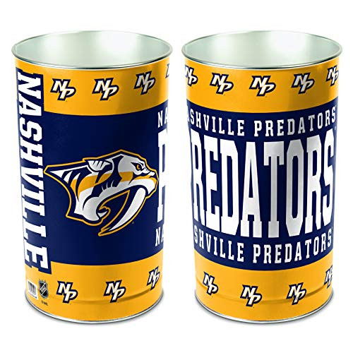 NHL Nashville Predators Wastebasket Tapered 15 inchH