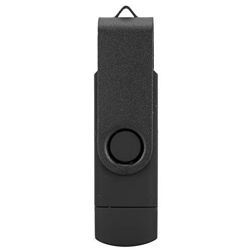 OTG Flash Memory 2?in?1 USB Disk Flash Drive USB2.0 with Lanyard Hole for Tablets Computer-128GB-