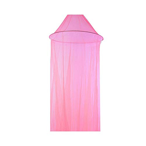 balderdash01 Mosquito Netting Elegant Double Layer Lace Mosquito Net for Double Bed Mosquito Repellent Tent Insect Reject Canopy Bed Curtain Bed Tent-Rose Red