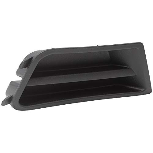 Brock Replacement Passengers Front Bumper Fog Light Cover Insert Compatible with 10-12 Mustang WITHOUT fog lamps FO1039137 AR3Z17E810AA