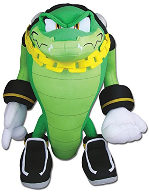 GE Animation Great Eastern GE-52633 Sonic The Hedgehog Vector The Crocodile Stuffed Plush, 13"