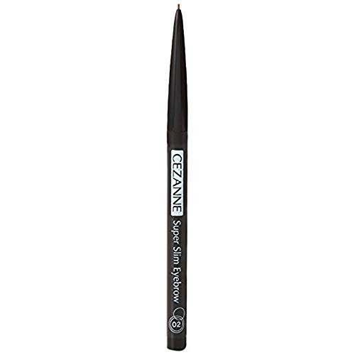 Cezanne Make Up Super Slim Eyebrow Waterproof Type - 02 Olive Brown -Green Tea Set-
