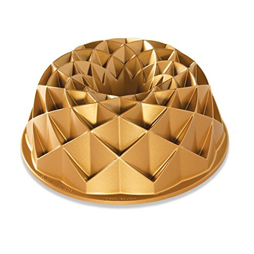 Nordic Ware 88377 Jubilee Bundt Pan, One, Gold