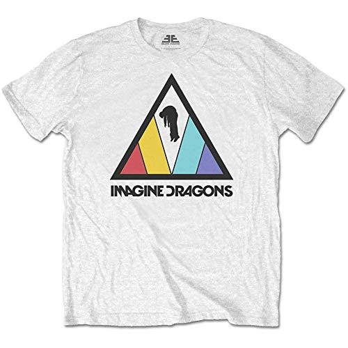Imagine Dragons Baby-Boys Triangle Logo Childrens T-Shirt 14 White