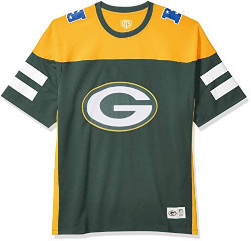OTS NFL Green Bay Packers Mens Alton Jersey Team Color Large