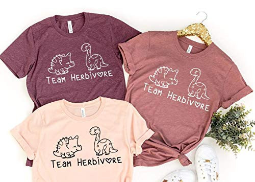 Team Herbivore T-Shirt Vegan Shirt Gift For Vegan Vegetarian Tee Funny Vegan Shirt Plant Based Shirt Veggie Shirt Vegan Clothing