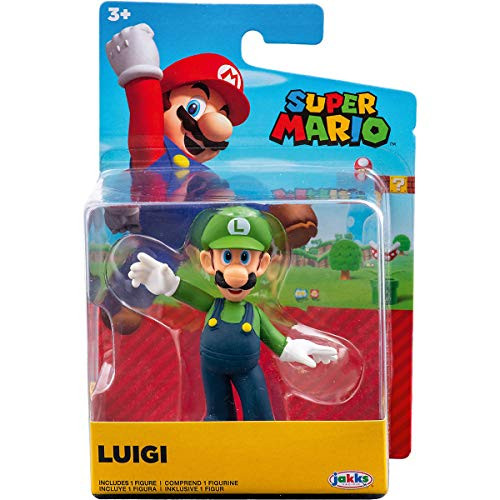 Super Mario Brothers World of Nintendo 2.5 inch Luigi Collectible Figure