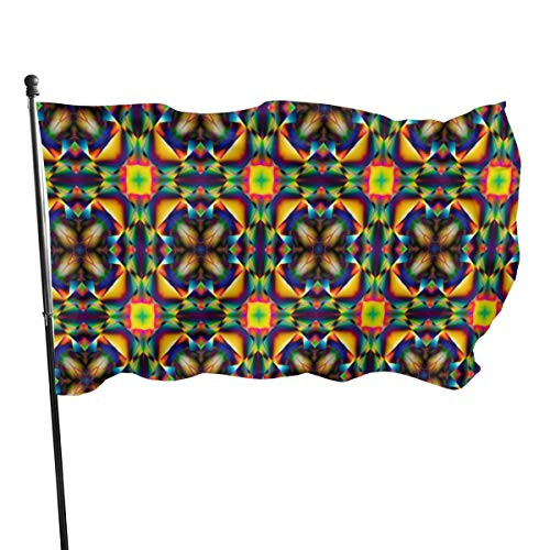 Garden Flag Result Circle Repeat Outdoor Yard Decor Home Flags Wall Lawn Banner Polyester Decoration 3 X 5