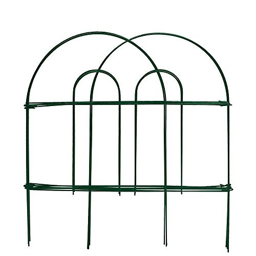 Amagabeli Decorative Garden Fence 18 in x 50 ft Rustproof Green Iron Landscape Wire Folding Fencing Ornamental Panel Border Edge Section Edging Patio Flower Bed Animal Barrier for Dog Outdoor Fences Amagabeli Decorative Garden Fence 18 in x 50 ft Rustproof Green Iron Landscape Wire Folding Fencing Ornamental Panel Border Edge Section Edging Patio Flower Bed Animal Barrier for Dog Outdoor Fences