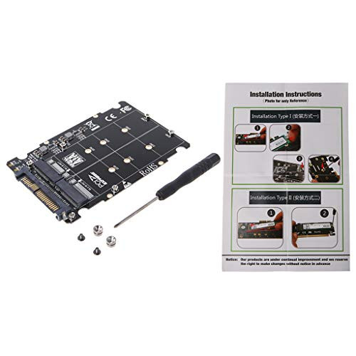 M.2 SSD to U.2 Adapter 2 in 1 M.2 NVMe Key B/M NGFF SSD to PCI-e U.2 SFF-8639 Adapter PCIe M2 Converter Desktop Computer