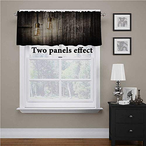 Adorise Valance Curtain Industrial Electric Retro Tailored Valance/Swags for Kids Girl Baby Nursery Bedroom 42 x 18 Inch Adorise Valance Curtain Industrial Electric Retro Tailored Valance/Swags for Kids Girl Baby Nursery Bedroom 42 x 18 Inch