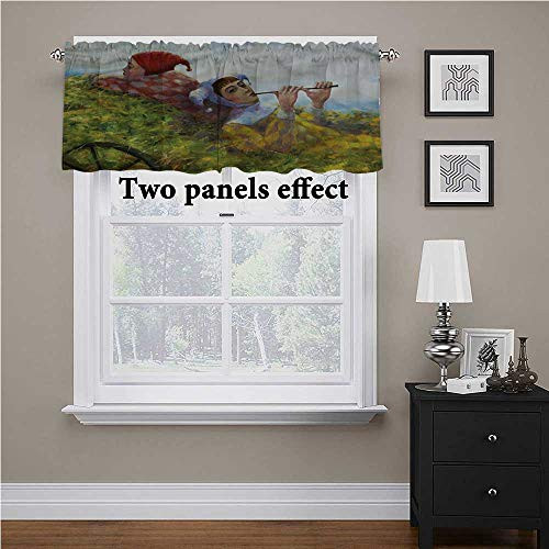 Adorise Curtain Valance Country Children Enjoying Nature Rod Pocket Valance for Kids Girl Baby Nursery Bedroom 42 x 18 Inch Adorise Curtain Valance Country Children Enjoying Nature Rod Pocket Valance for Kids Girl Baby Nursery Bedroom 42 x 18 Inch