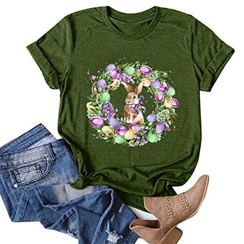 Womens TshirtsWomens Short Sleeve TopsWomens Loose T-Shirts Casual Printing Short Sleeves O-Neck Blouse Tops Army Green Womens TshirtsWomens Short Sleeve TopsWomens Loose T-Shirts Casual Printing Short Sleeves O-Neck Blouse Tops Army Green