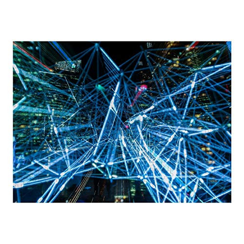 Light Line - 500 Piece Wooden Jigsaw Puzzle Multi Perfect for Kids and Adults Intellectual Game Learning Education Decompression Toys 15x19.6Inch