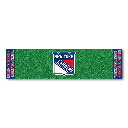 FANMATS NHL New York Rangers Nylon Face Putting Green Mat