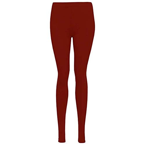 KINGOLDON Yoga Leggings Womens Quick Drying Solid Color Fitness Sport Yoga Pants Wine