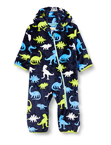 Hatley Baby Boys Fuzzy Fleece Bundler Silhouette Dinos 6-9 Months
