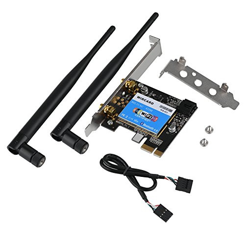 Yosooo PCIE Network Card 433Mbps Dual Band 2.4G/5G Plus Bluetooth 4.0 Bluetooth Network Card Desktop Wireless WiFi Network Adapter Card PC Yosooo PCIE Network Card 433Mbps Dual Band 2.4G/5G Plus Bluetooth 4.0 Bluetooth Network Card Desktop Wireless WiFi Network Adapter Card PC
