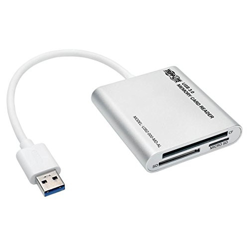Tripp Lite USB 3.0 SuperSpeed Multi-Drive Memory Card Reader/Writer 5Gbps Aluminum Case -U352-000-MD-AL- Multi Color