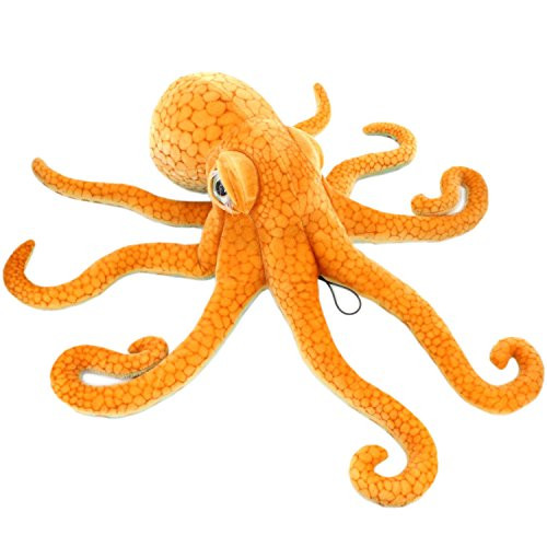 JESONN Realistic Soft Stuffed Marine Animals Toy Octopus Plush Orange 21.6 Inch or 55 Centimeter,1PC JESONN Realistic Soft Stuffed Marine Animals Toy Octopus Plush Orange 21.6 Inch or 55 Centimeter,1PC