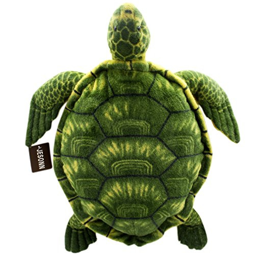 Jesonn Realistic Soft Stuffed Marine Animals Toy Turtle Plush for Kids' Pillow and Gifts,Green,20" or 50CM,1PC Jesonn Realistic Soft Stuffed Marine Animals Toy Turtle Plush for Kids' Pillow and Gifts,Green,20" or 50CM,1PC