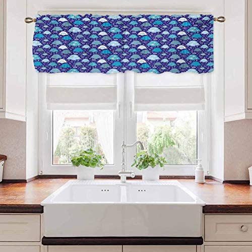carmaxs Winter Window Treatment Supplies Snowflakes and Silhouettes of Christmas Pine Trees Sweet Christmas 42 inch x 18 inch Violet Blue Pale Blue White carmaxs Winter Window Treatment Supplies Snowflakes and Silhouettes of Christmas Pine Trees Sweet Christmas 42 inch x 18 inch Violet Blue Pale Blue White