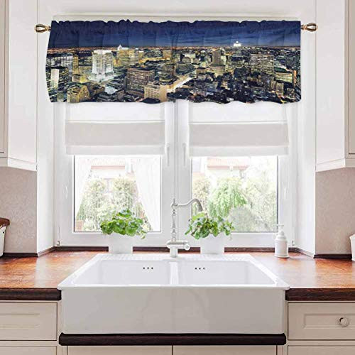 Urban Window Scarf Modern Cityscape After Sunset Manhattan New York USA Architectural View 42 inch x 18 inch Yellow Tan Dark Blue Urban Window Scarf Modern Cityscape After Sunset Manhattan New York USA Architectural View 42 inch x 18 inch Yellow Tan Dark Blue