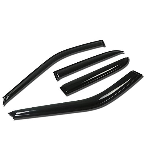 Replacement for Honda Accord CB7 CB9 4pcs Tape-On Window Visor Deflector Rain Guard